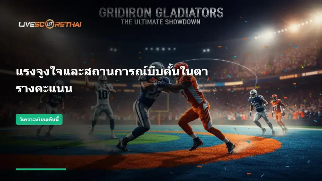 แรงจูงใจและสถานการณ์บีบคั้นในตารางคะแนน