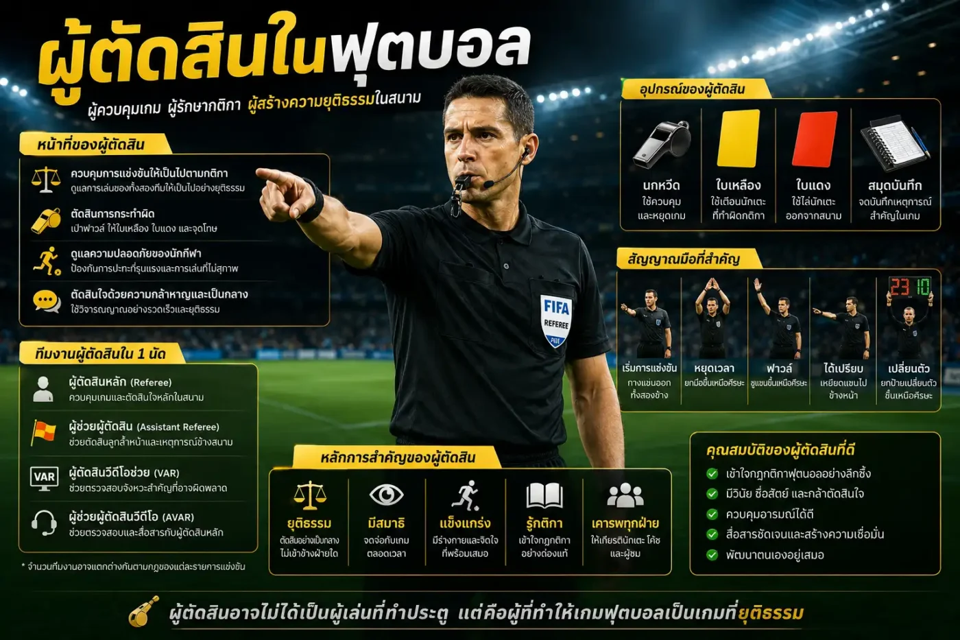 กรรมการในกีฬาฟุตบอล